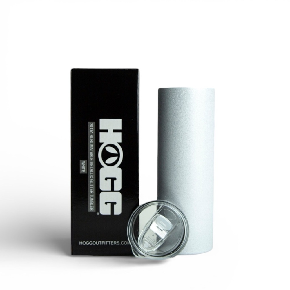 HOGG White Tumbler with Lid